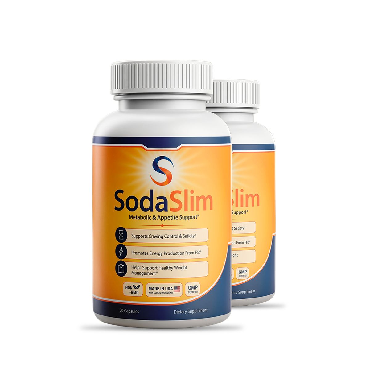 2 bottles Soda Slim